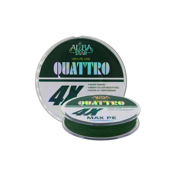 Albastar Quattro 4x İp Misina 300 Mt. Yeşil 0,14 mm.