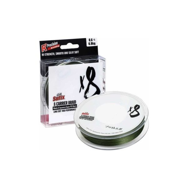 Sufix X8 İp Misina 8 Örgü Yeşil İp Misina 0,185 mm 150 Mt.