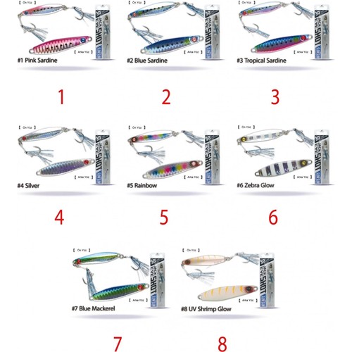 Hayabusa EX 976 Jack Eye Slow Slim 30gr Light Jig Suni Yem