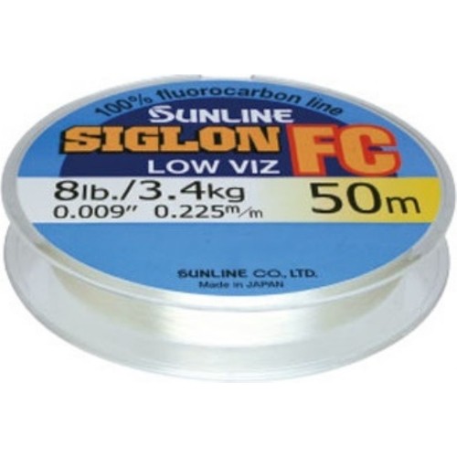 Sunline Siglon Fluoro carbon Misina 24 Lb. 0,415mm 50 Mt.