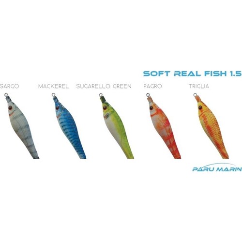 DTD Soft Real Fish 1.5 55mm 3,2gr Kalamar Zokası Color : Sargo