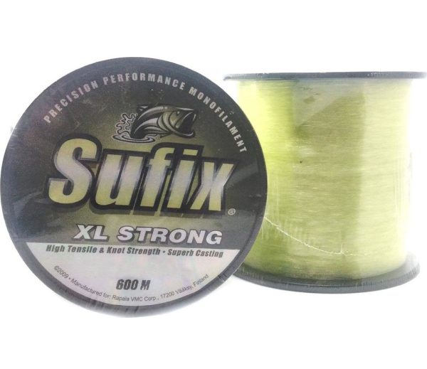 Sufix XL Strong 600m 0.25mm Misina Lemon Green