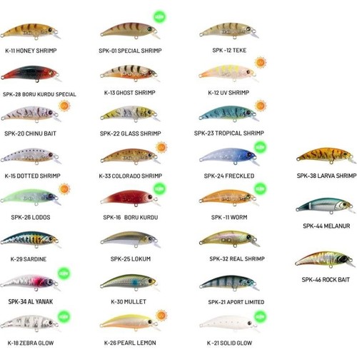 Han Fish Zıpır 50 mm. 4.5 Gr. Color : K-46 Trout Bait