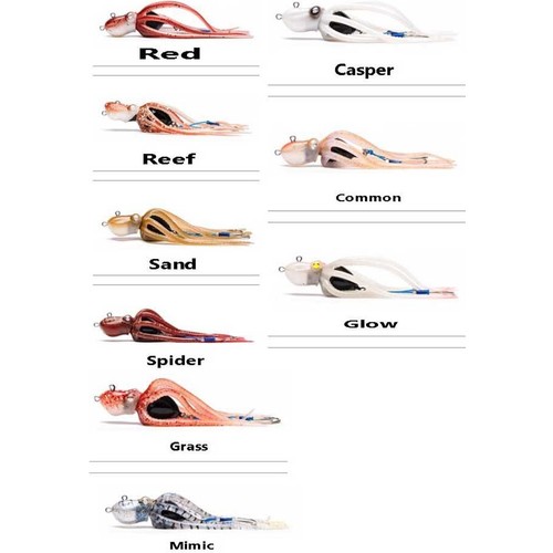 Mustad Inkvader Octopus Jig 80 Gr. Sahte Yem Color : Gres Grass