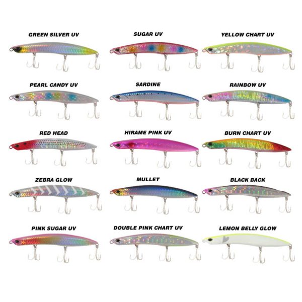 Ryuji Beach Walker Sinking 14cm 40gr Yellow Chart UV