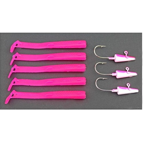 Sea Horse Candy Soft Bait 10 Cm. 10 Gr. 5 Pcs. Color : Cn06 Pembe