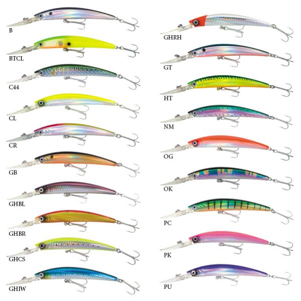 Yo-Zuri Original Crystal Minnow Deep Diver 110mm 16 Gr. Color : HOBG