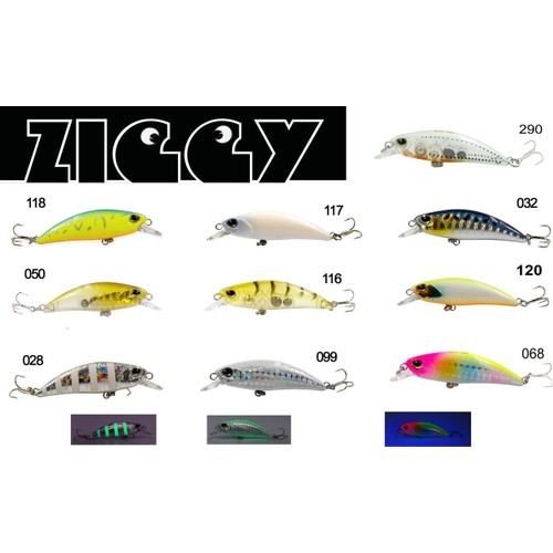 Fujin Ziggy 50mm 3.6gr LRF Maket Balık Color : 099 White Glow